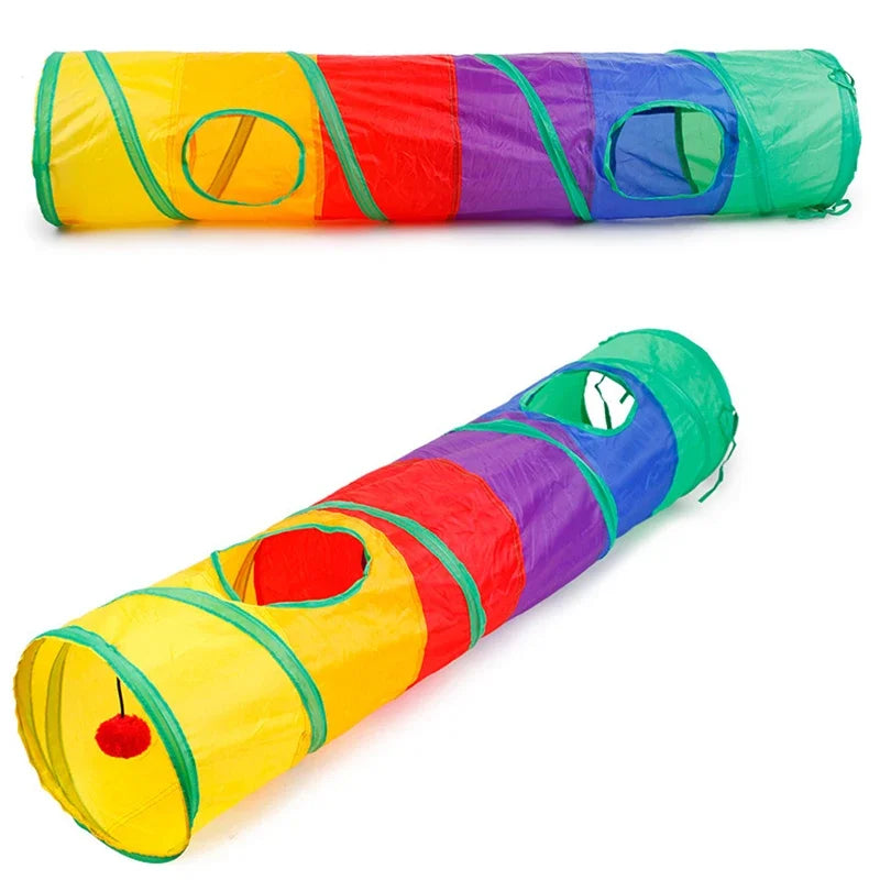 Tunnel Pliable DoucePatte™ – Tunnel de Jeu pour Chat