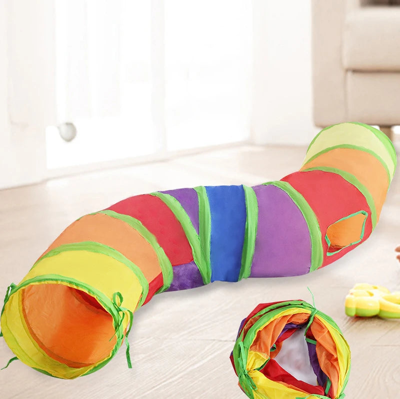 Tunnel Pliable DoucePatte™ – Tunnel de Jeu pour Chat