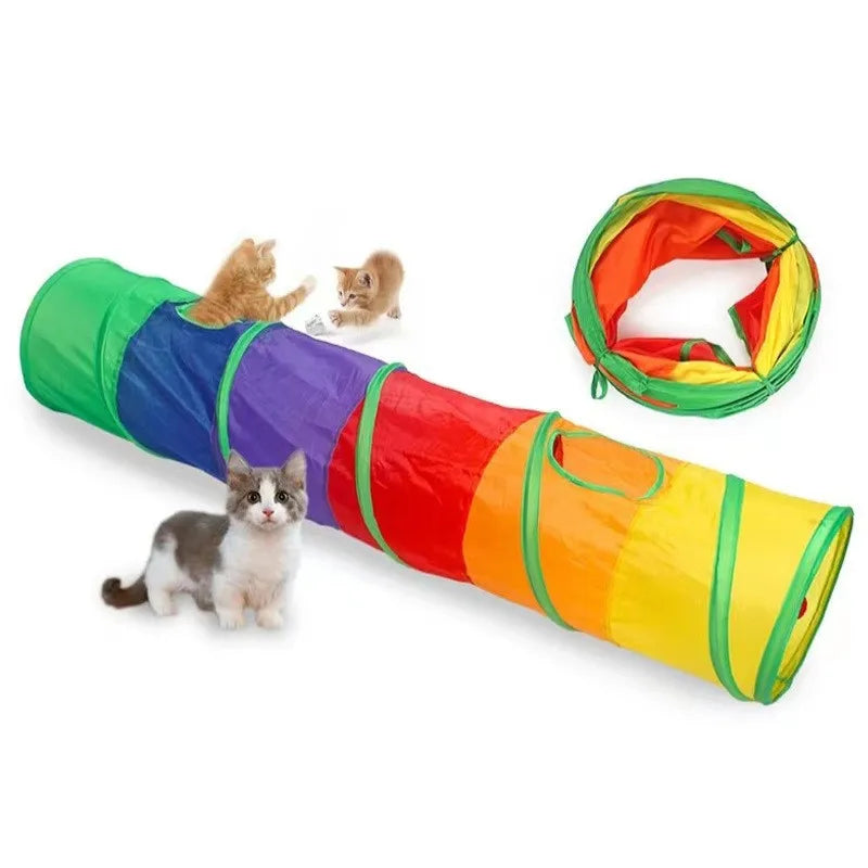 Tunnel Pliable DoucePatte™ – Tunnel de Jeu pour Chat