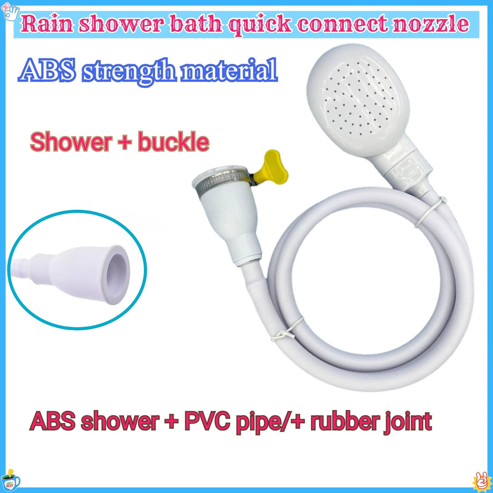 AquaPatte™ – Douchette de Rinçage pour Chien & Chat